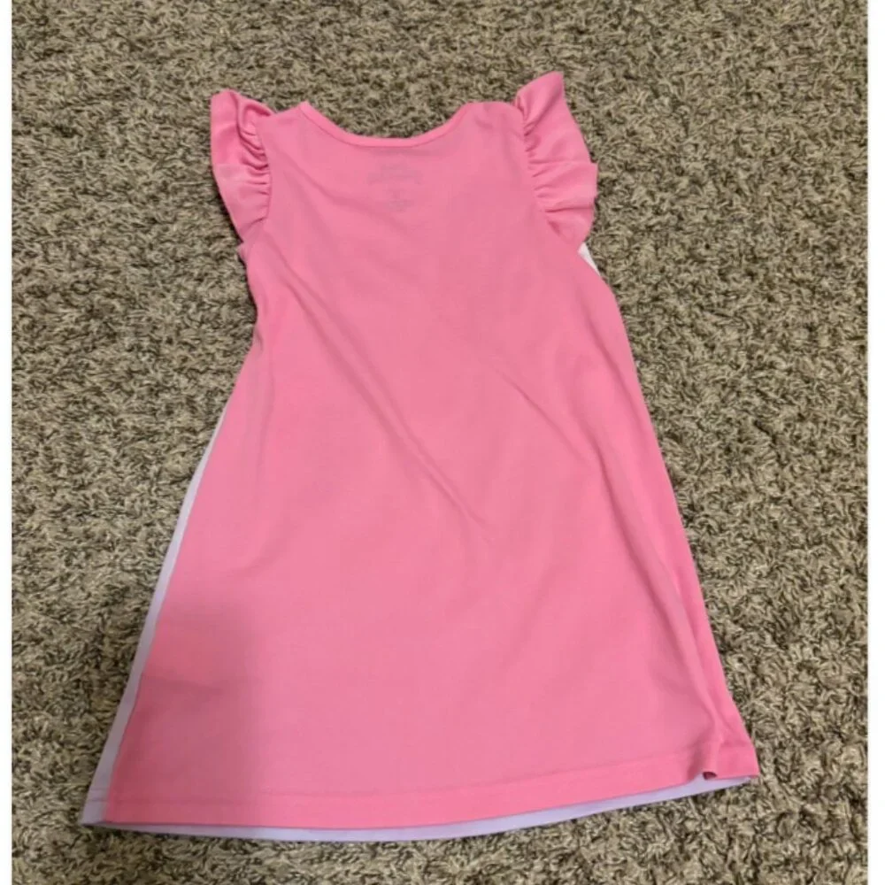 Disney Princess Nightgown 4 Pink Ariel Rapunzel Jasmine Belle Cinderella Ruffle - Picture 3 of 3